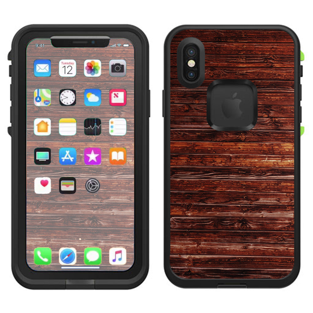  Redwood Design Aged Reclaimed Lifeproof Fre Case iPhone X Skin