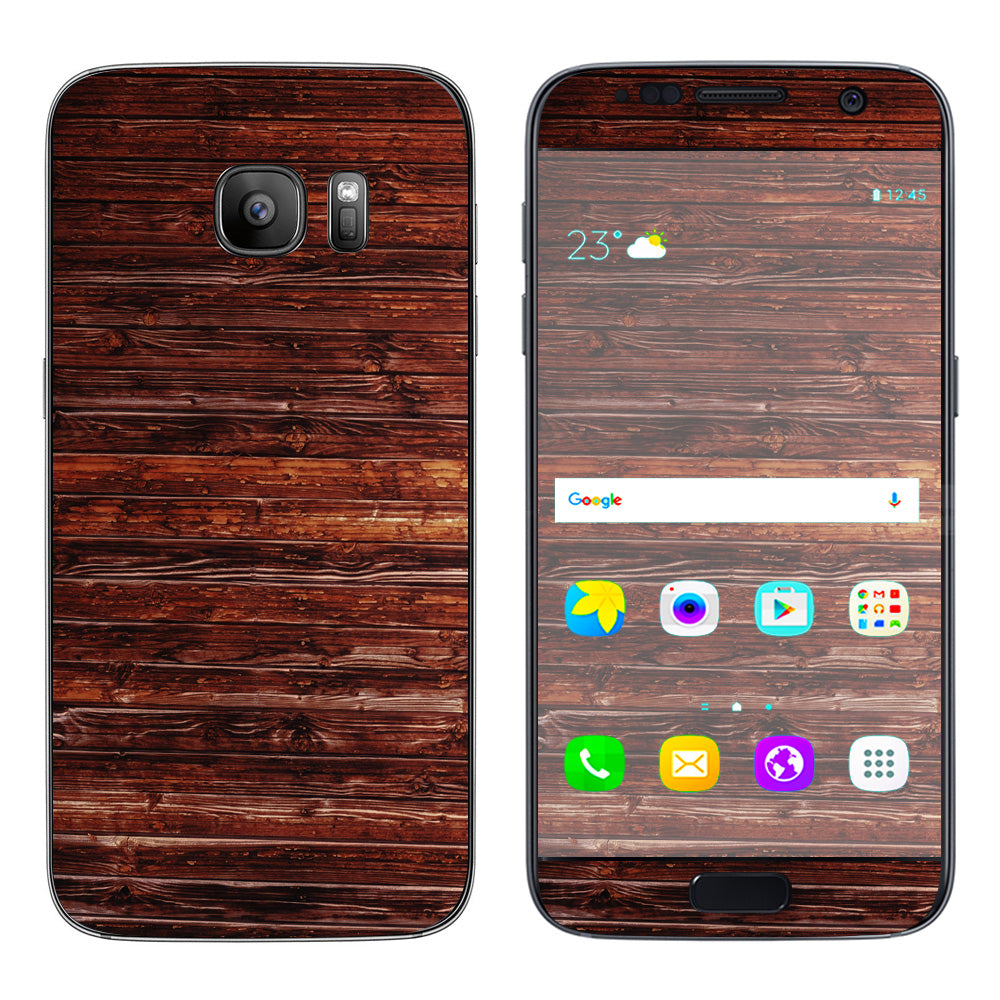  Redwood Design Aged Reclaimed Samsung Galaxy S7 Skin