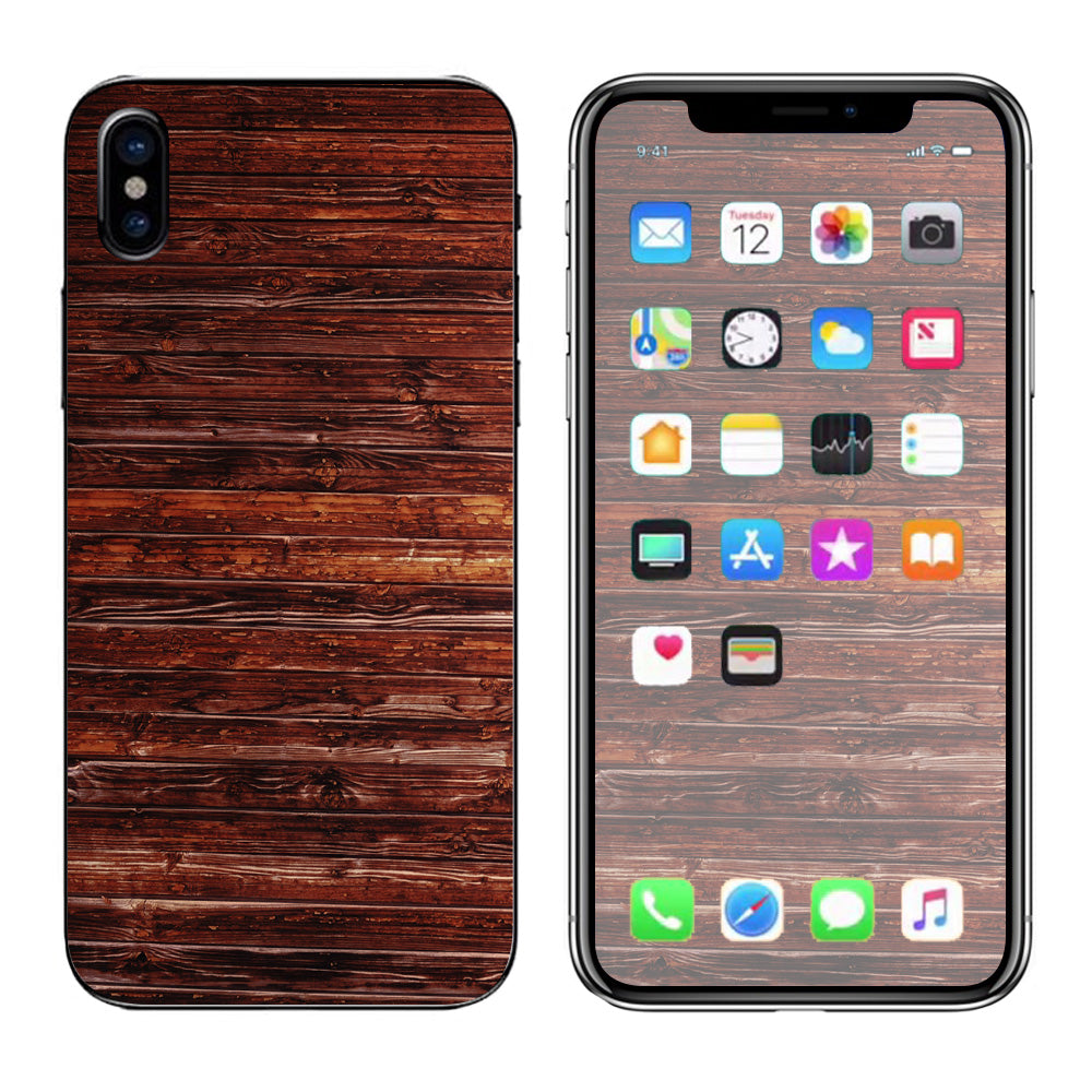 Redwood Design Aged Reclaimed Apple iPhone X Skin