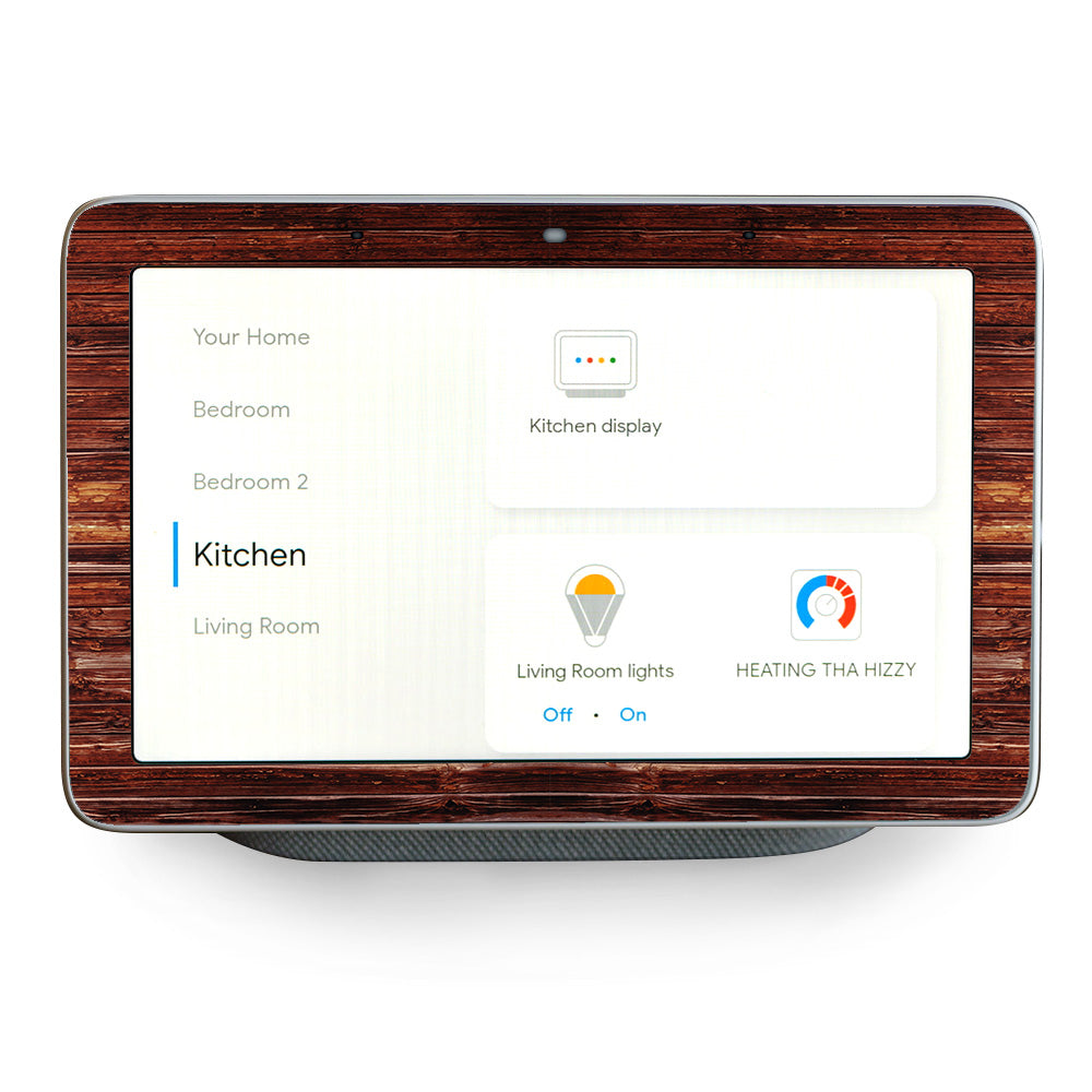 Redwood Design Aged Reclaimed Google Home Hub Skin