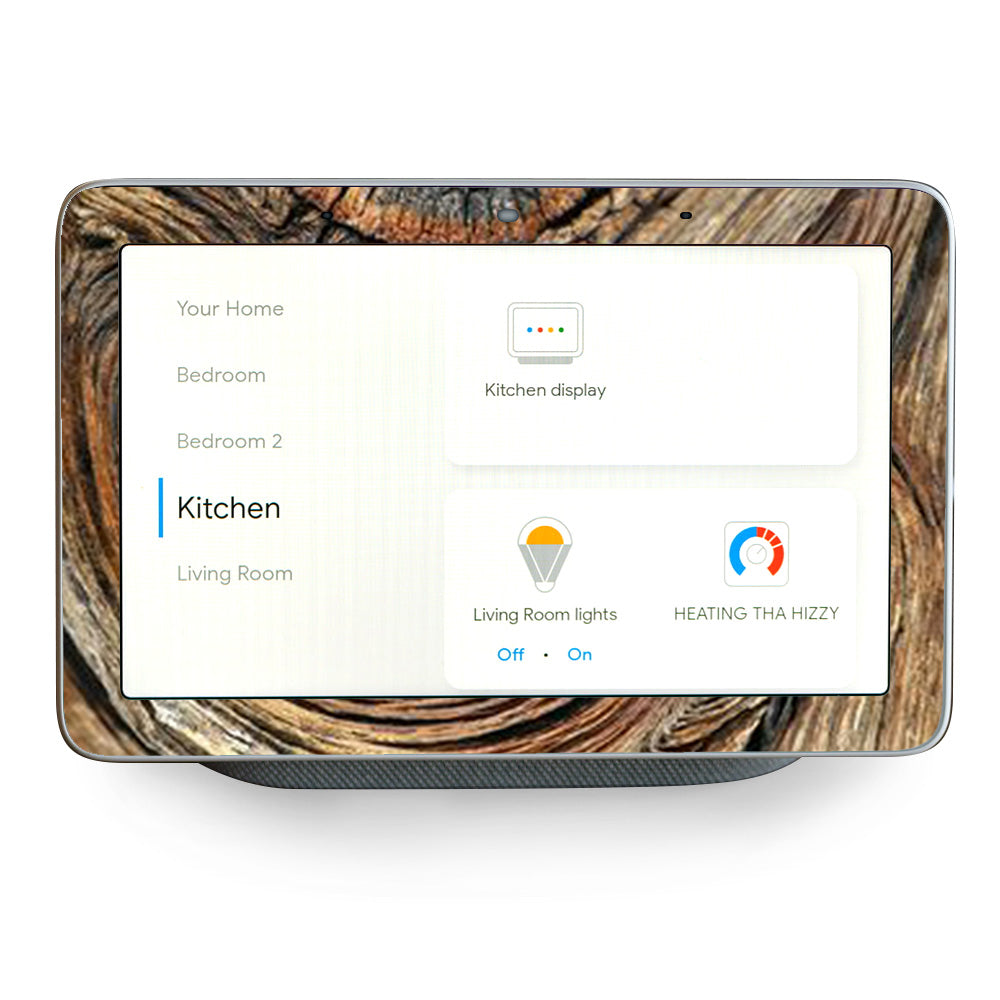 Wood Knot Swirl Log Outdoors Google Home Hub Skin