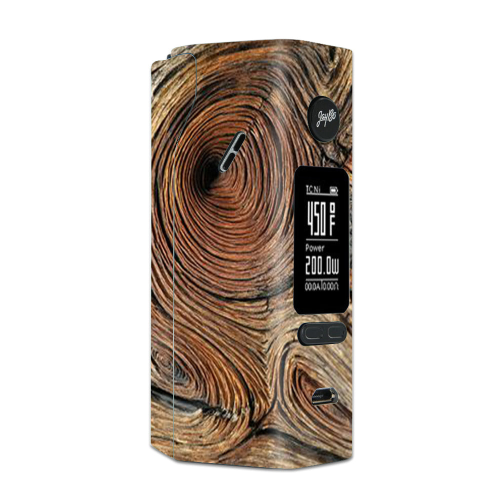  Wood Knot Swirl Log Outdoors Wismec Reuleaux RX 2/3 combo kit Skin
