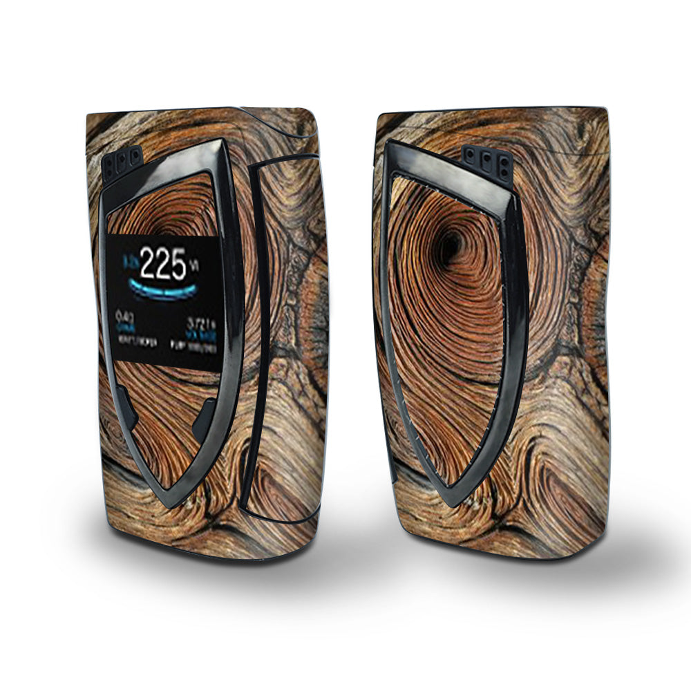 Skin Decal Vinyl Wrap for Smok Devilkin Kit 225w (includes TFV12 Prince Tank Skins) Vape Skins Stickers Cover / Wood Knot Swirl Log Outdoors