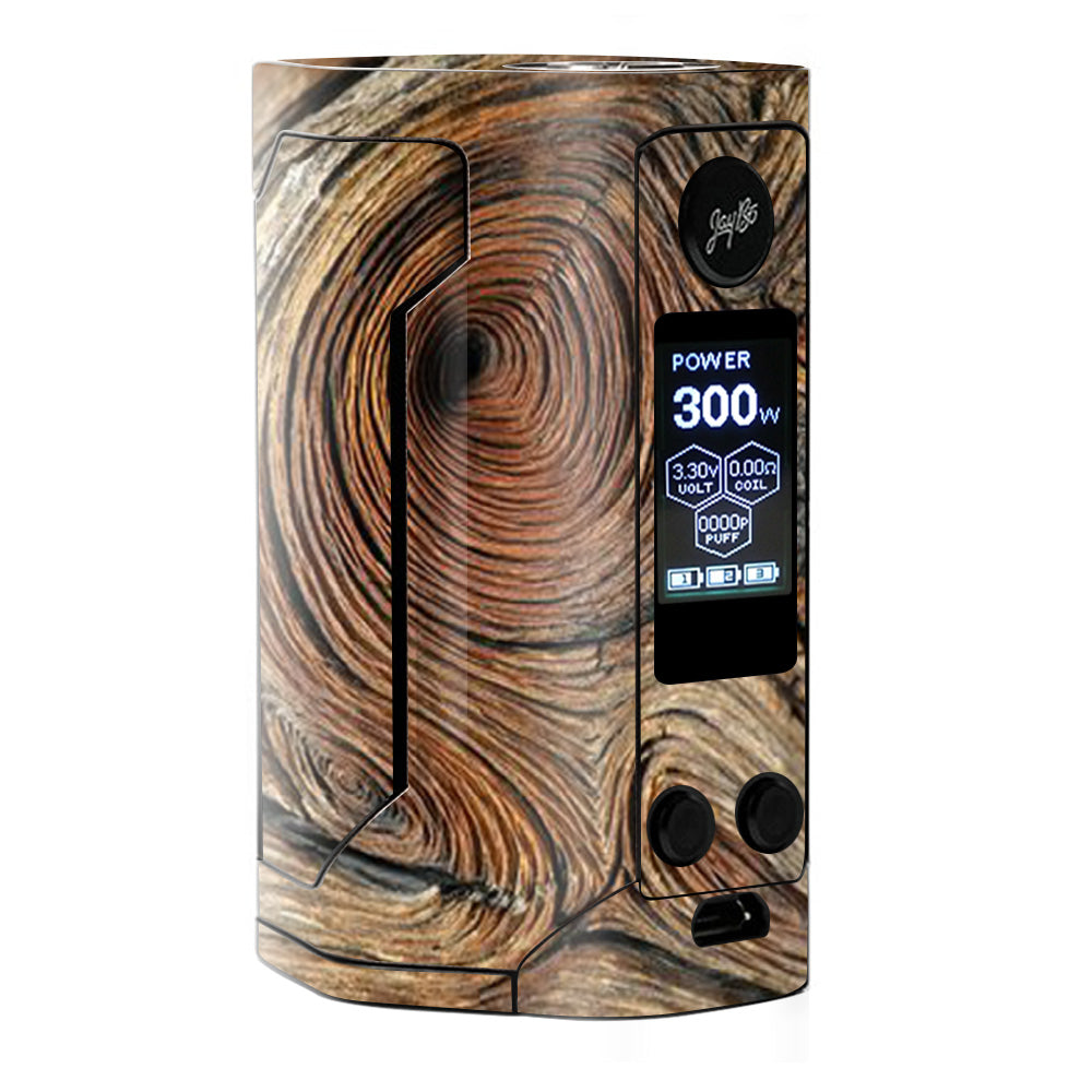  Wood Knot Swirl Log Outdoors Wismec RX Gen 3 Skin