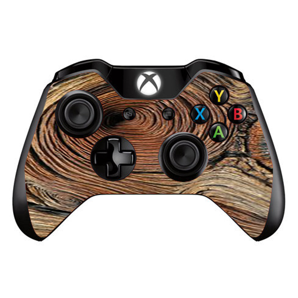  Wood Knot Swirl Log Outdoors Microsoft Xbox One Controller Skin