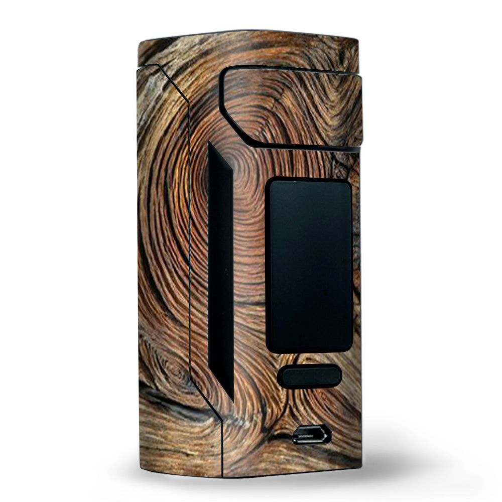  Wood Knot Swirl Log Outdoors Wismec RX2 20700 Skin