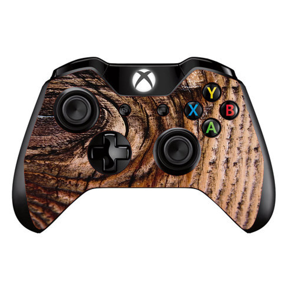  Wood Panel Mahogany Knot Solid Microsoft Xbox One Controller Skin