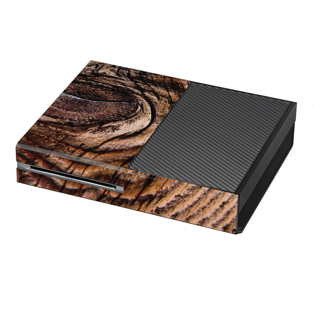  Wood Panel Mahogany Knot Solid Microsoft Xbox One Skin