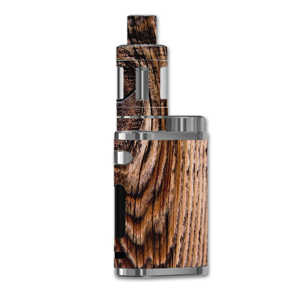 Skin Decal for eLeaf iStick Pico 75W Vape Mod / Wood Panel Mahogany Knot  Solid  itsaskin.com