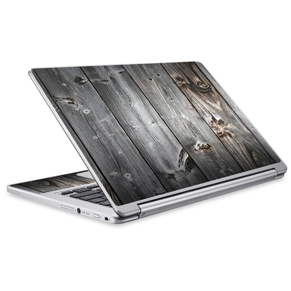  Grey Light Wood Panels Floor  Acer Chromebook R13 Skin