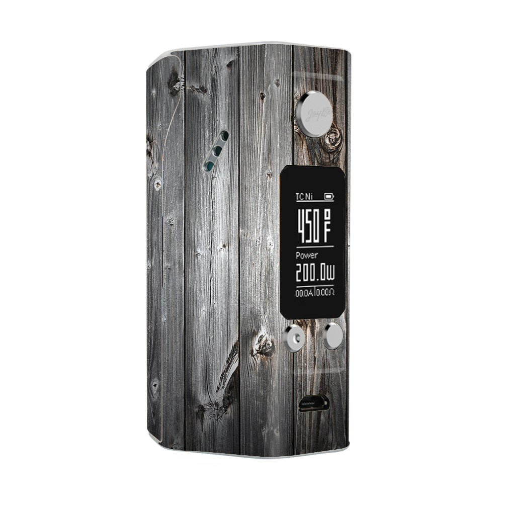  Grey Light Wood Panels Floor Wismec Reuleaux RX200S Skin