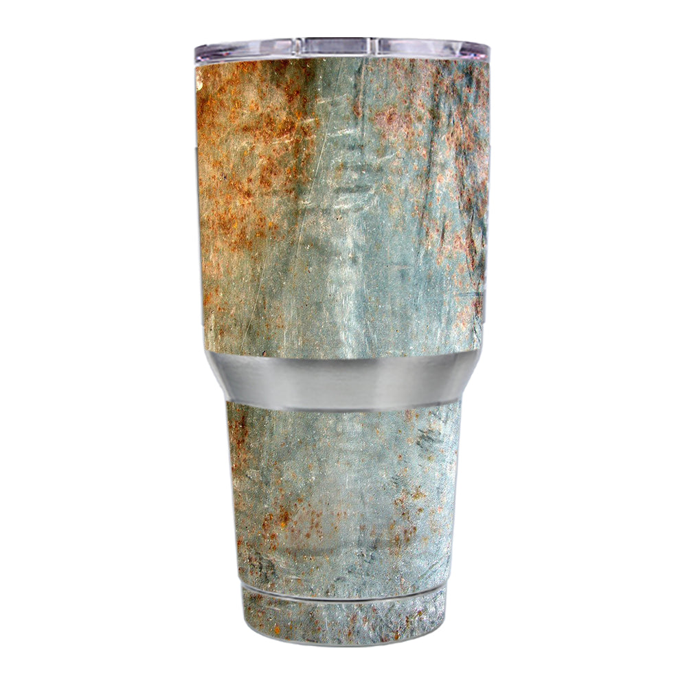  Rusted Steel Metal Plate Grey Ozark Trail 30oz Tumbler Skin