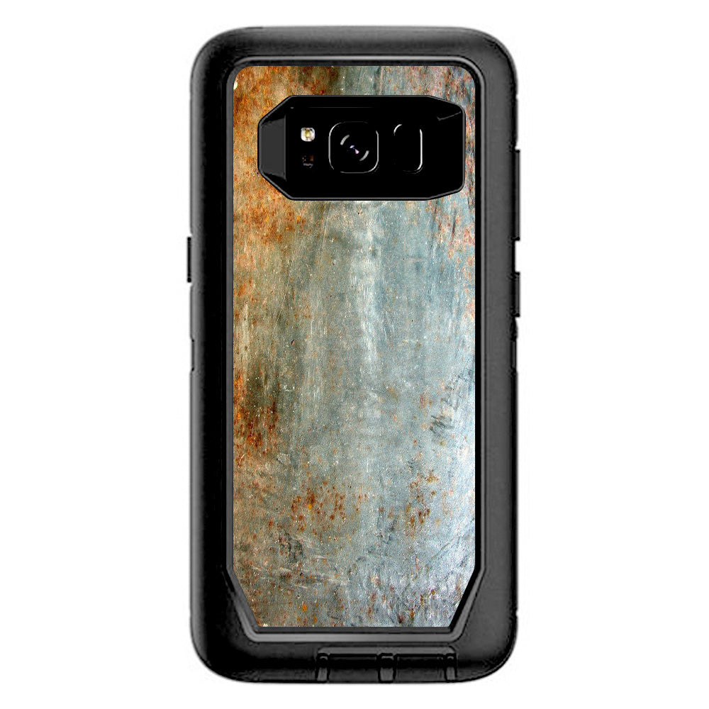  Rusted Steel Metal Plate Grey Otterbox Defender Samsung Galaxy S8 Skin
