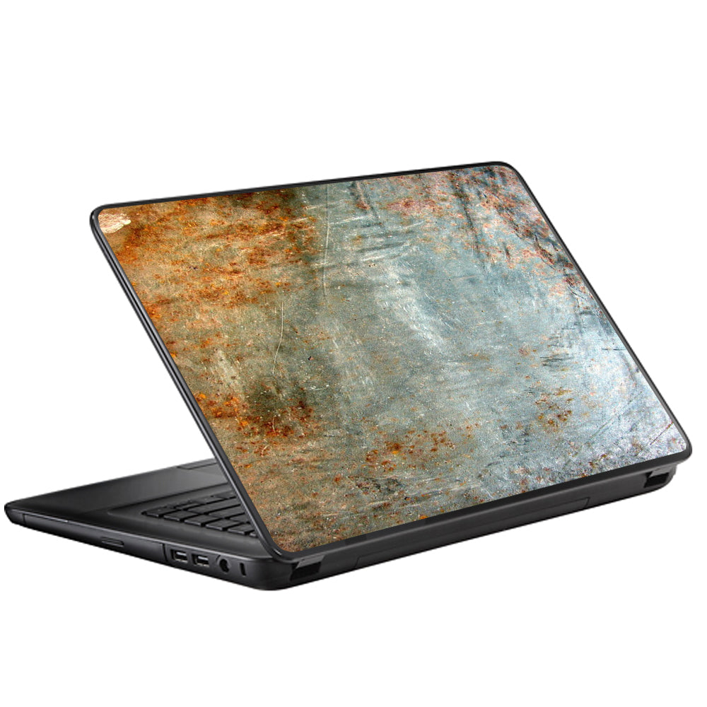  Rusted Steel Metal Plate Grey Universal 13 to 16 inch wide laptop Skin