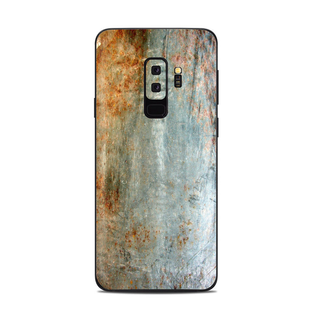  Rusted Steel Metal Plate Grey Samsung Galaxy S9 Plus Skin