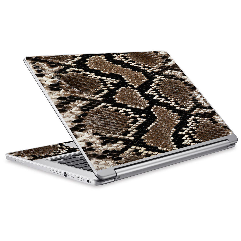  Snakeskin Rattle Python Skin Acer Chromebook R13 Skin