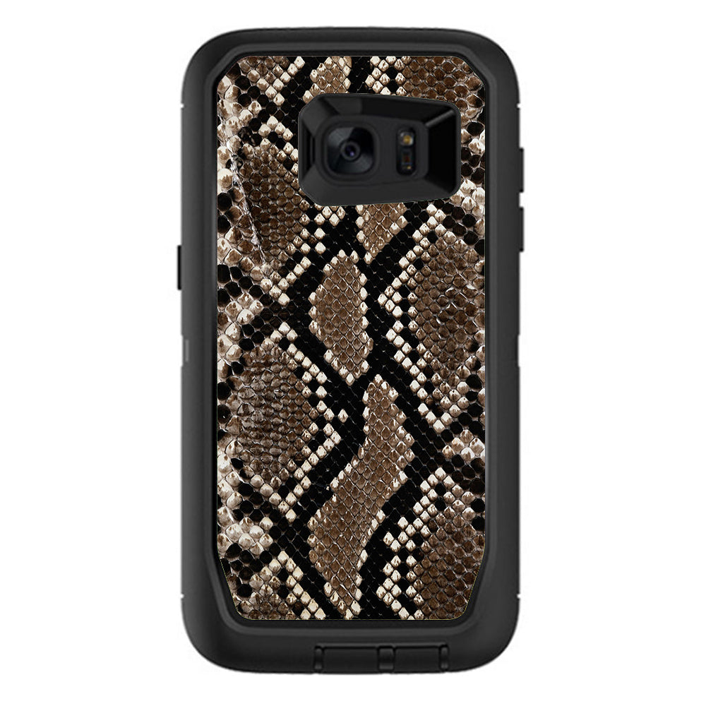  Snakeskin Rattle Python Skin Otterbox Defender Samsung Galaxy S7 Edge Skin