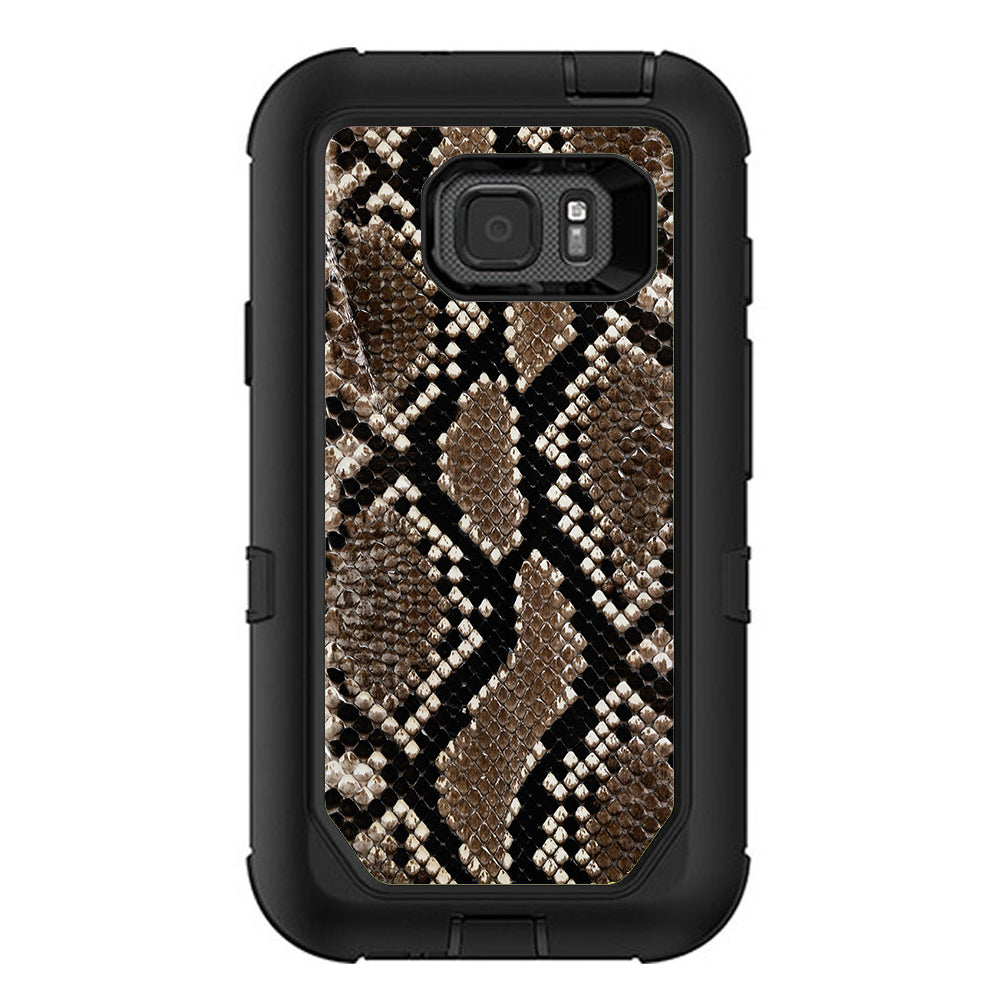  Snakeskin Rattle Python Skin Otterbox Defender Samsung Galaxy S7 Active Skin