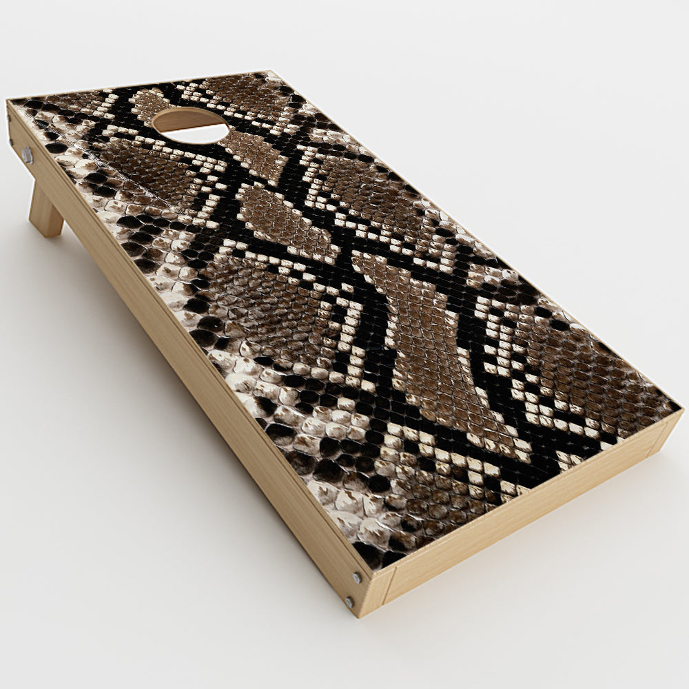  Snakeskin Rattle Python Skin Cornhole Game Boards  Skin