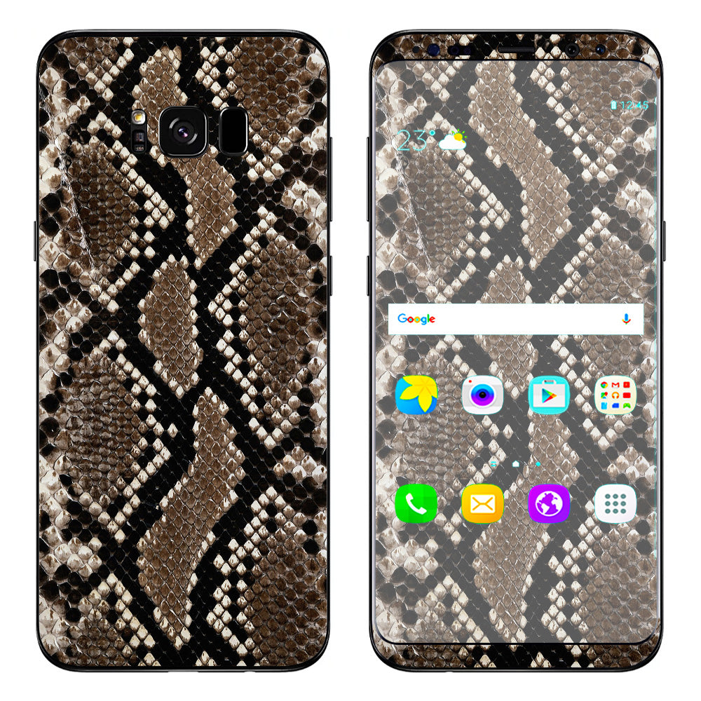  Snakeskin Rattle Python Skin Samsung Galaxy S8 Plus Skin