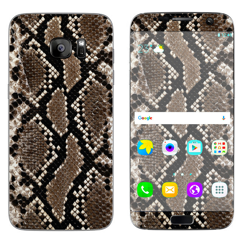  Snakeskin Rattle Python Skin Samsung Galaxy S7 Edge Skin