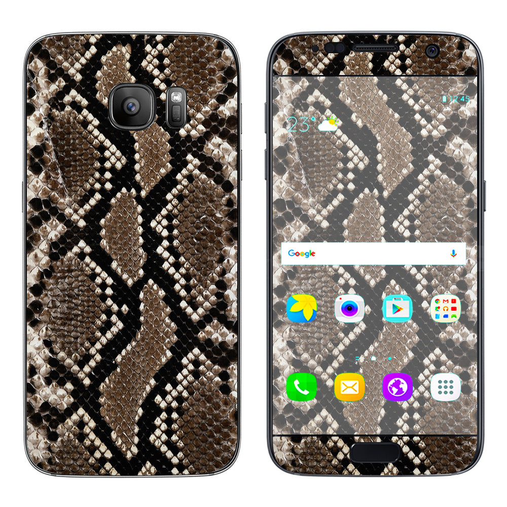  Snakeskin Rattle Python Skin Samsung Galaxy S7 Skin