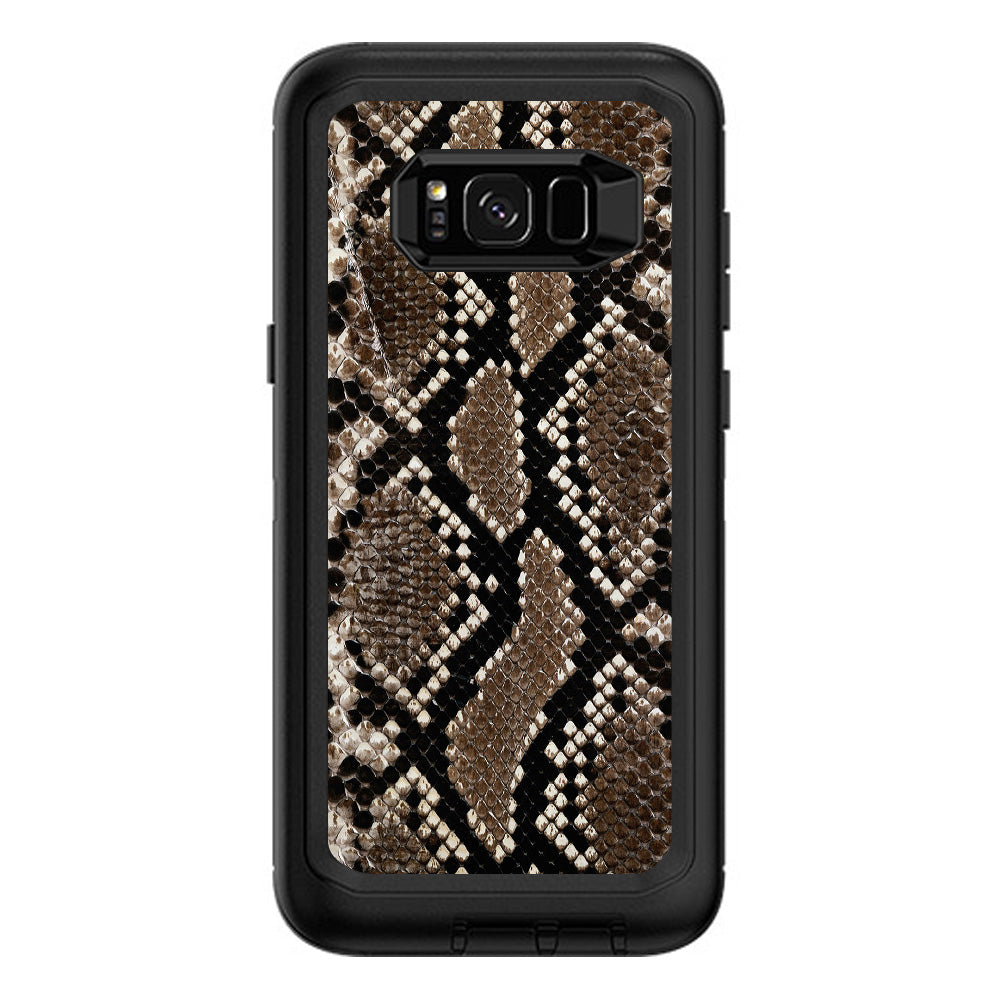  Snakeskin Rattle Python Skin Otterbox Defender Samsung Galaxy S8 Plus Skin