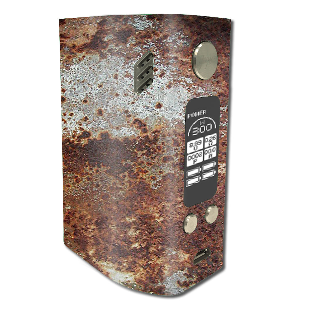  Rust Corroded Metal Panel Damage Wismec Reuleaux RX300 Skin