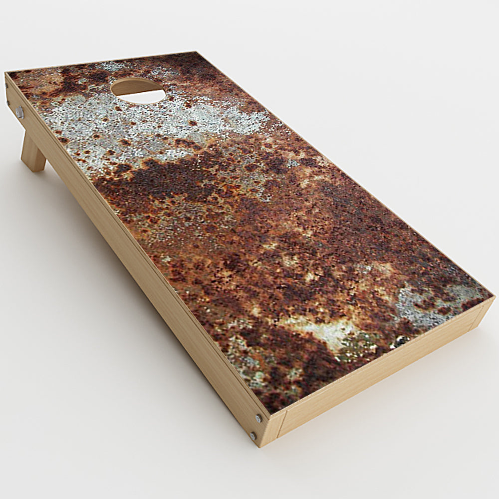  Rust Corroded Metal Panel Damage Cornhole Game Boards  Skin