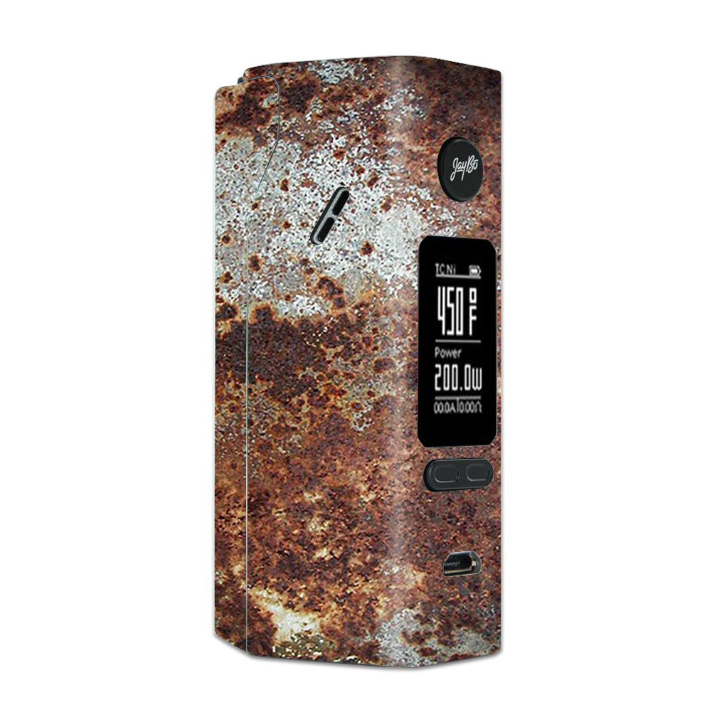  Rust Corroded Metal Panel Damage Wismec Reuleaux RX 2/3 combo kit Skin
