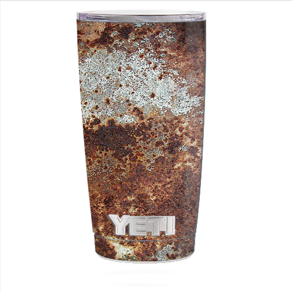  Rust Corroded Metal Panel Damage Yeti 20oz Rambler Tumbler Skin