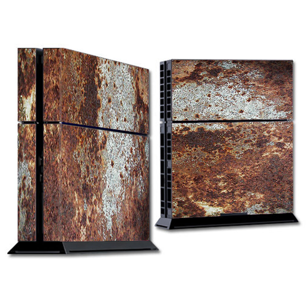  Rust Corroded Metal Panel Damage Sony Playstation PS4 Skin