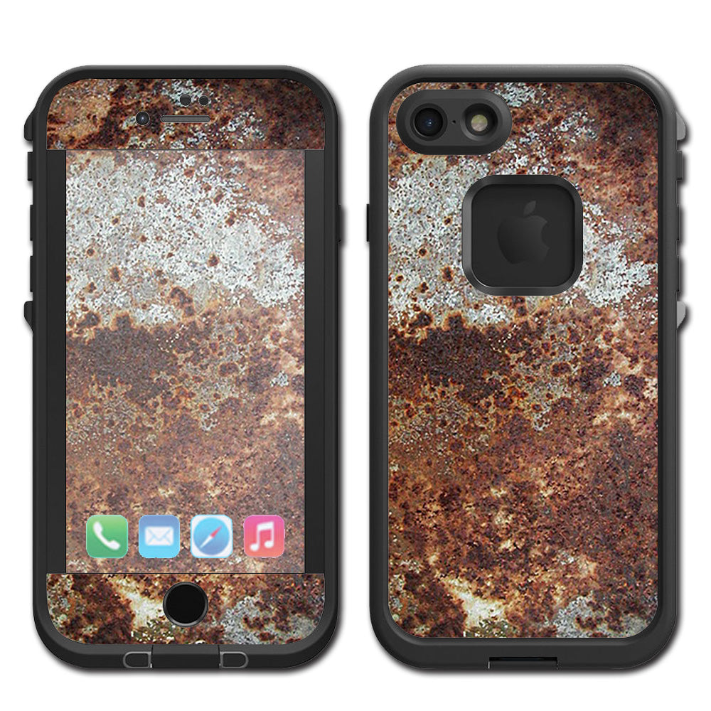  Rust Corroded Metal Panel Damage Lifeproof Fre iPhone 7 or iPhone 8 Skin