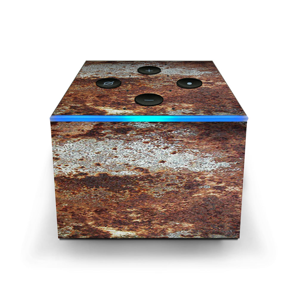  Rust Corroded Metal Panel Damage Amazon Fire TV Cube Skin