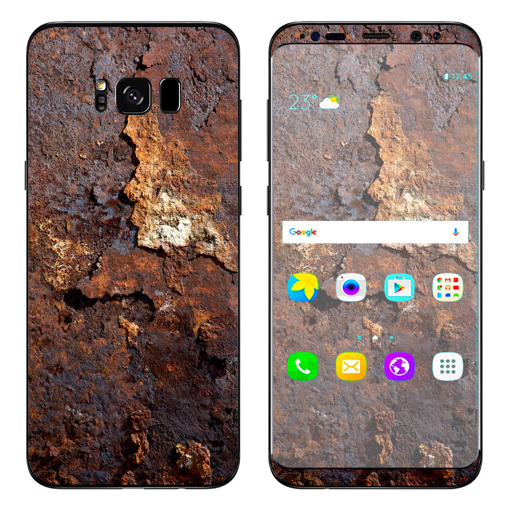  Rusted Away Metal Flakes Of Rust Panel Samsung Galaxy S8 Plus Skin