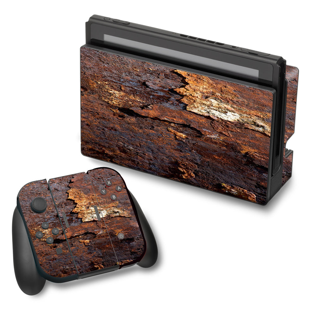  Rusted Away Metal Flakes Of Rust Panel Nintendo Switch Skin
