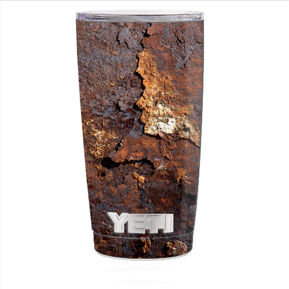  Rusted Away Metal Flakes Of Rust Panel Yeti 20oz Rambler Tumbler Skin