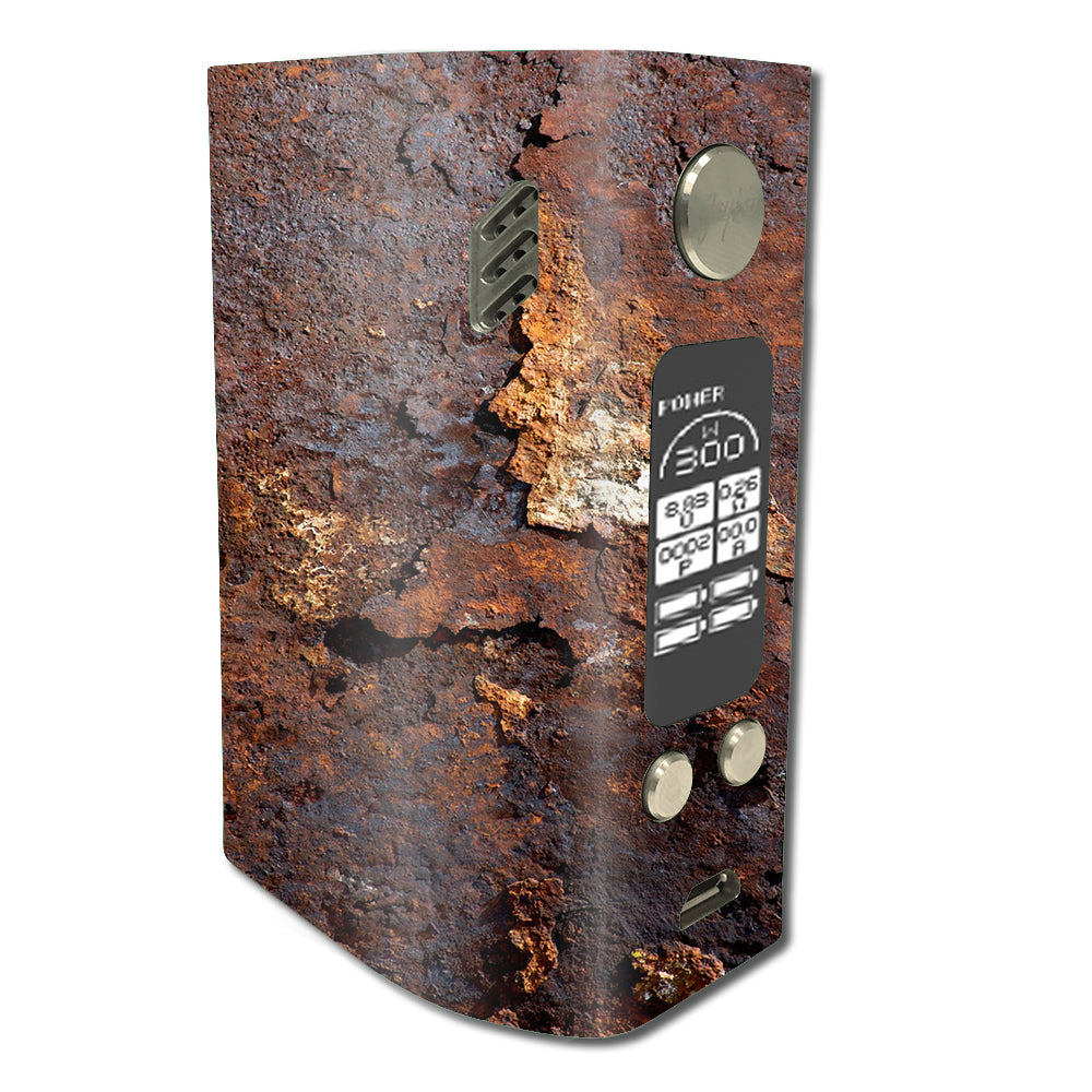  Rusted Away Metal Flakes Of Rust Panel Wismec Reuleaux RX300 Skin