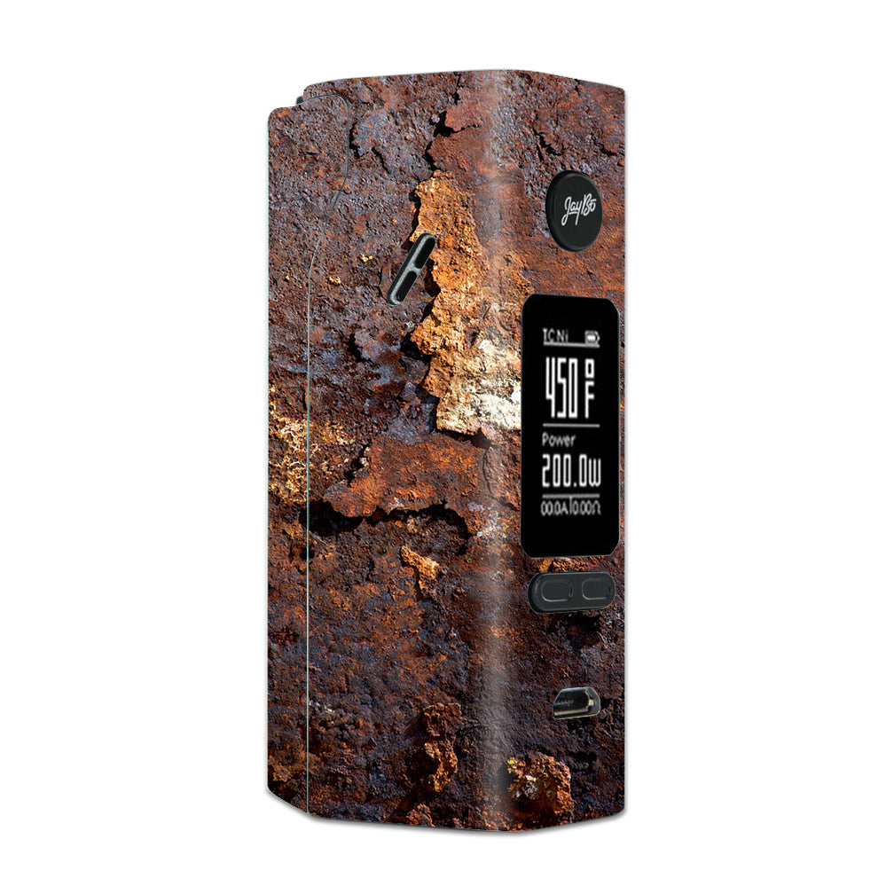  Rusted Away Metal Flakes Of Rust Panel Wismec Reuleaux RX 2/3 combo kit Skin