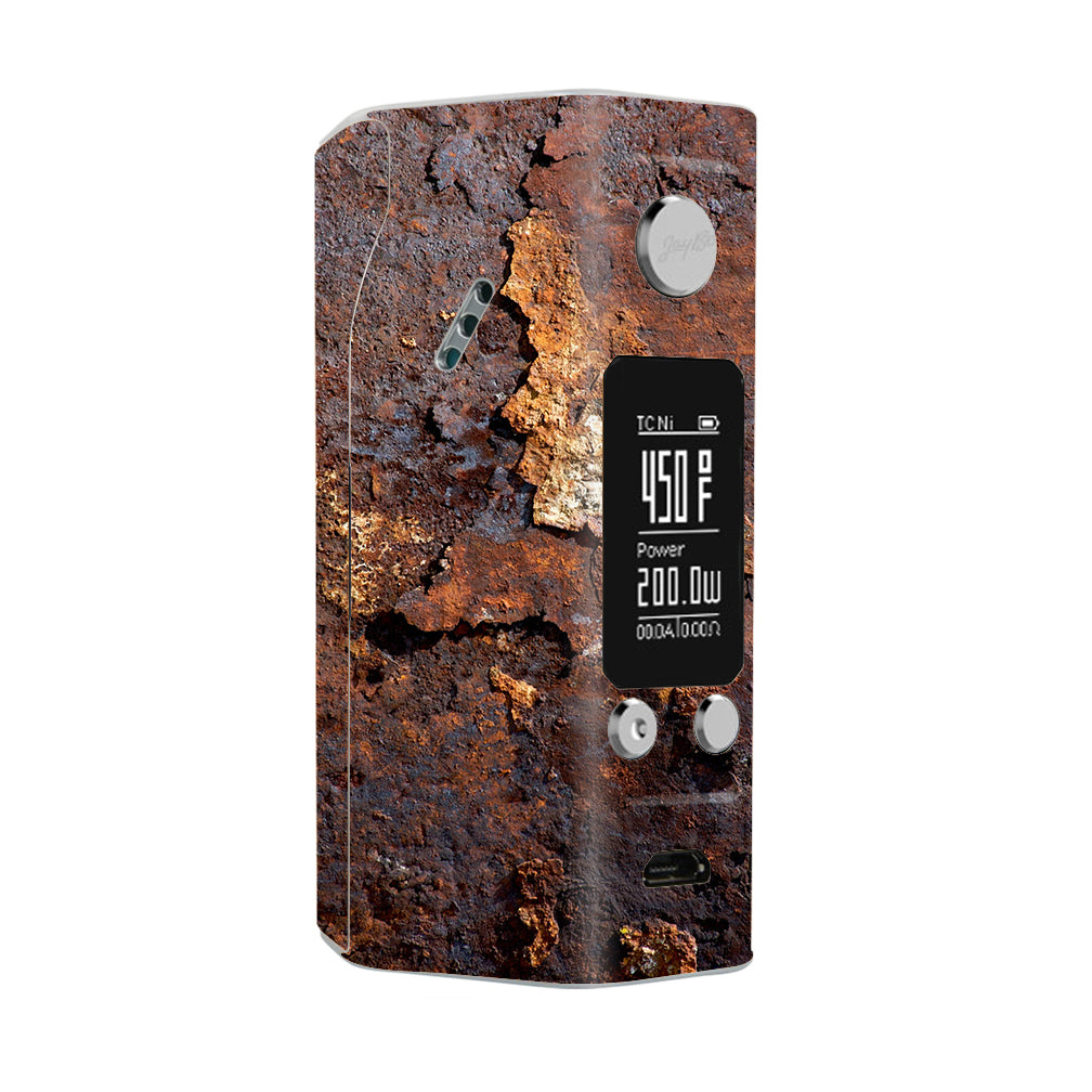  Rusted Away Metal Flakes Of Rust Panel Wismec Reuleaux RX200S Skin