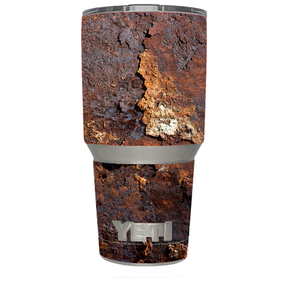  Rusted Away Metal Flakes Of Rust Panel Yeti 30oz Rambler Tumbler Skin