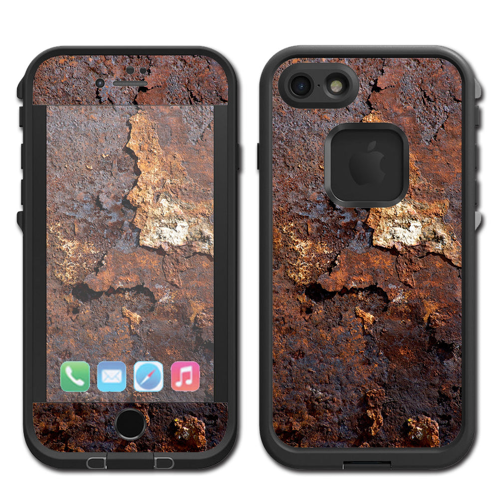  Rusted Away Metal Flakes Of Rust Panel Lifeproof Fre iPhone 7 or iPhone 8 Skin