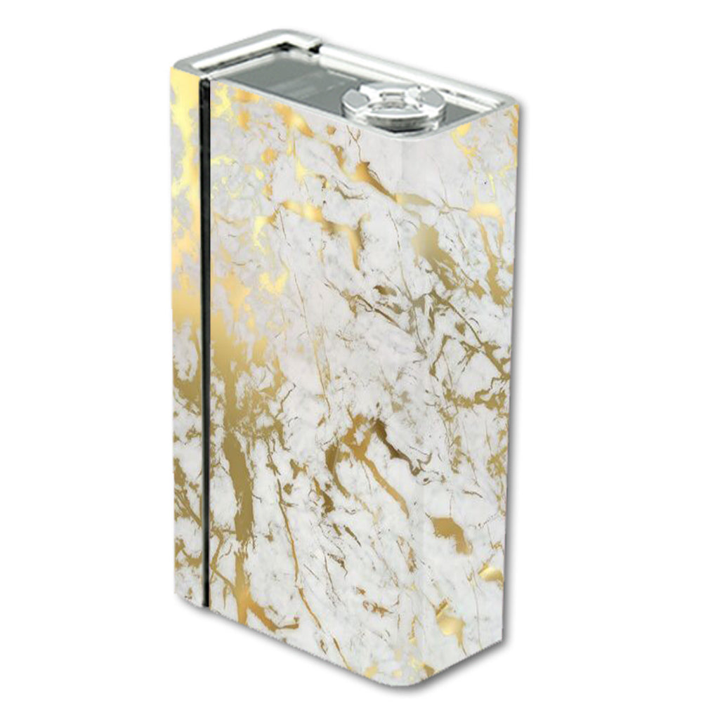  Marble White Gold Flake Granite Smok Xcube BT50 Skin