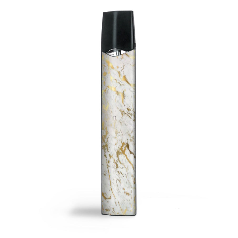  Marble White Gold Flake Granite  Smok Infinix Ultra Portable Skin
