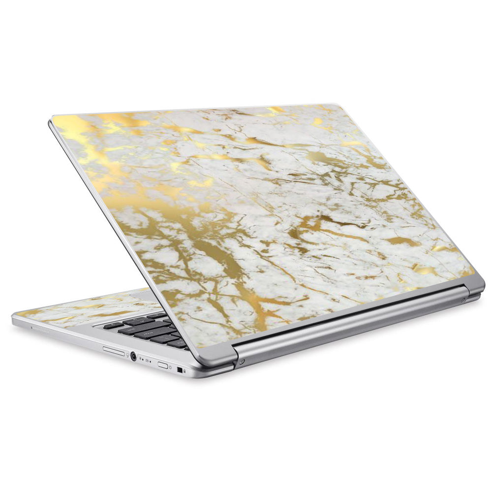 Skin Decal for Acer Chromebook R13 Laptop Vinyl Wrap Marble