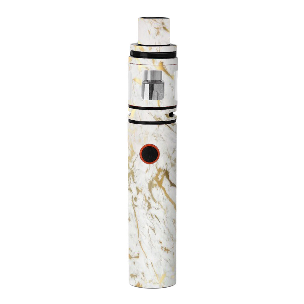 Marble White Gold Flake Granite  Smok Stick V8 Skin