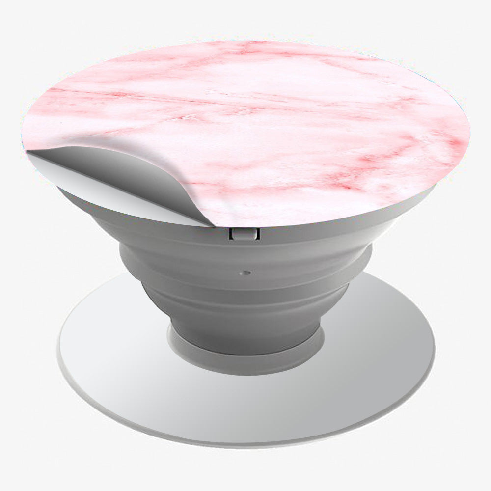  Rose Pink Marble Pattern Popsocket Pop Socket Skin