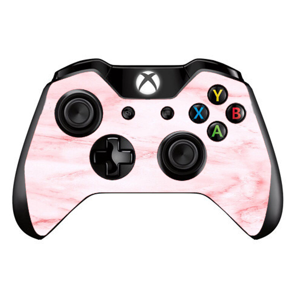  Rose Pink Marble Pattern Microsoft Xbox One Controller Skin