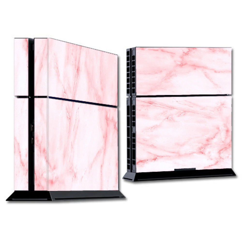  Rose Pink Marble Pattern Sony Playstation PS4 Skin