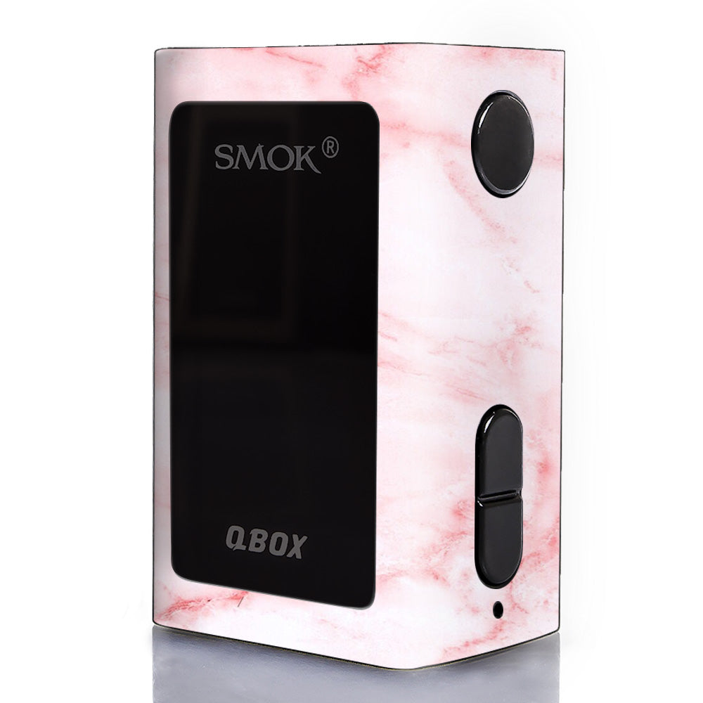  Rose Pink Marble Pattern Smok Q-Box Skin